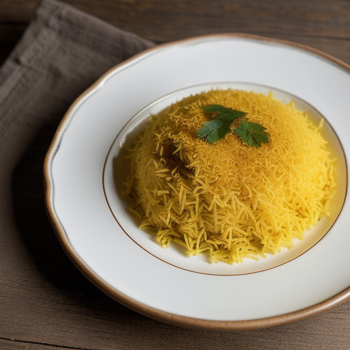 Saffron Rice or Tacheen recipe image