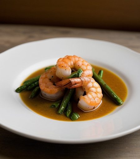 Saffron Shrimp Saute recipe image