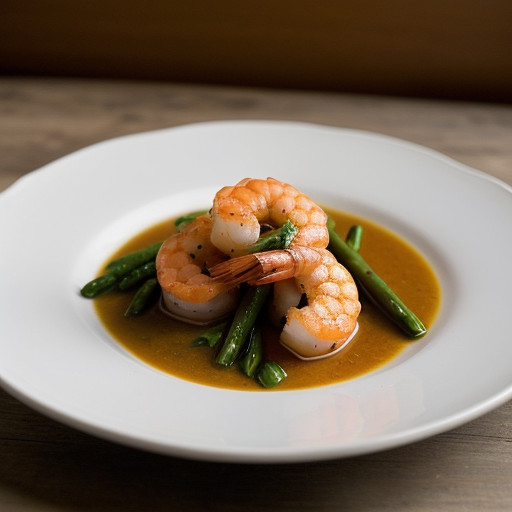 Saffron Shrimp Saute recipe image