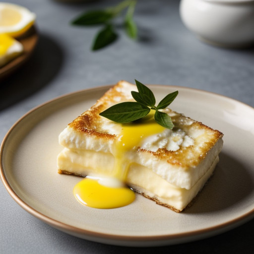Saganaki (Greek Flaming Cheese recipe image