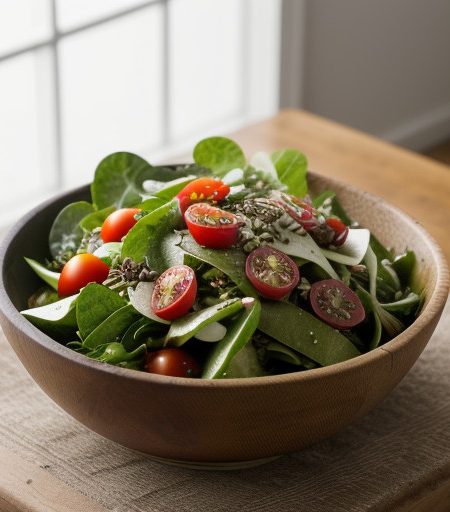 Salad Greens a La Chinois recipe image