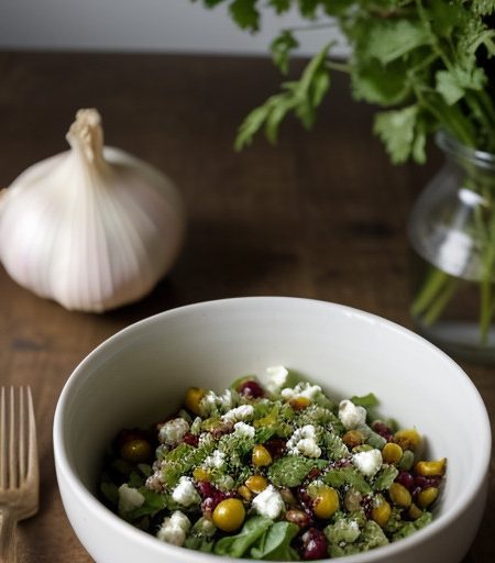 Salad With Garlic recipe image