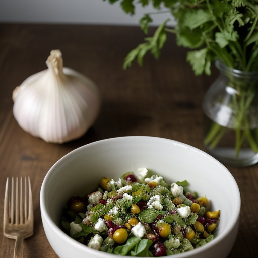 Salad With Garlic recipe image