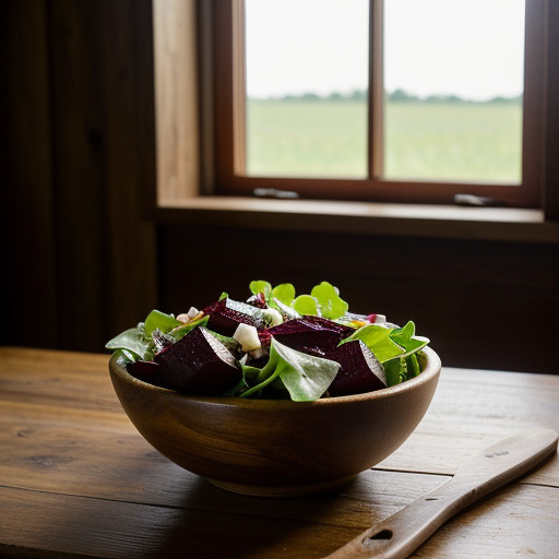 Salad of Mache & Beets recipe image