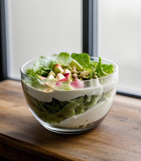 Salade De Laitue Aux Noix recipe image