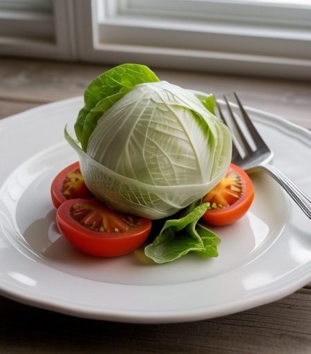 Salata Lahano-Domates (Cabbage-Tomato Sal recipe image