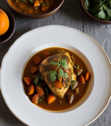 Sali Jardaloo Murgi (Chicken W/Apricots & Pot recipe image