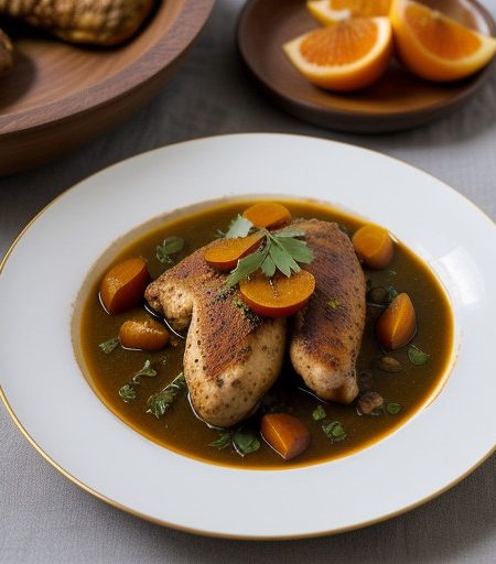 Sali Jardaloo Murgi (Chicken With Apricots & recipe image