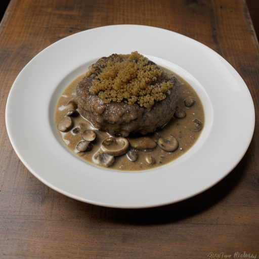Salisbury Steak With Mushroom Gravy recipe image