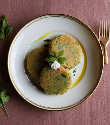 Salmon Cakes W/ Basil & Lime Mayo recipe image