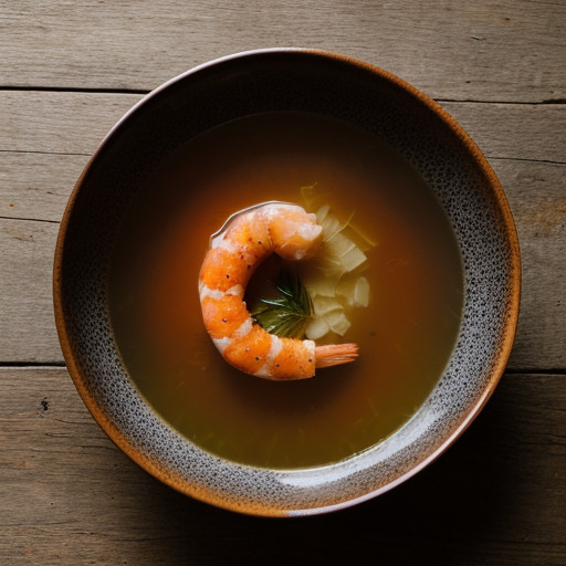 Salmon Consomme With Bites recipe image