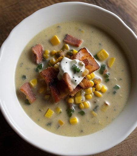 Salmon Corn Chowder recipe image