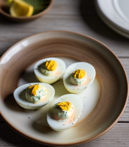 Salmon Deviled Eggs recipe image