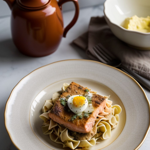 Salmon Dijon Casserole recipe image