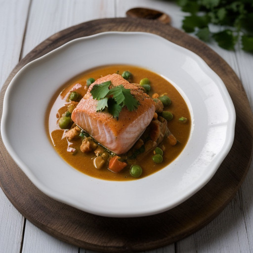 Salmon Etouffee recipe image