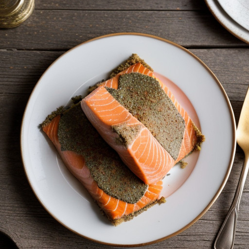 Salmon Fillets With a Horseradish Crust recipe image