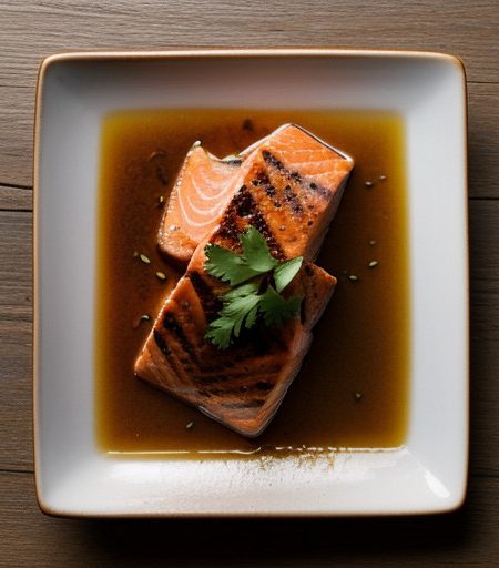 Salmon Grilled in a Japanese Style recipe image