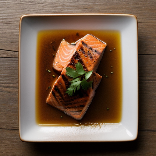 Salmon Grilled in a Japanese Style recipe image