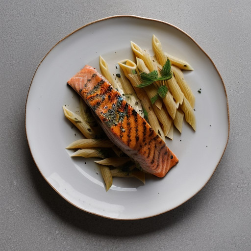 Salmon Lemon Penne recipe image