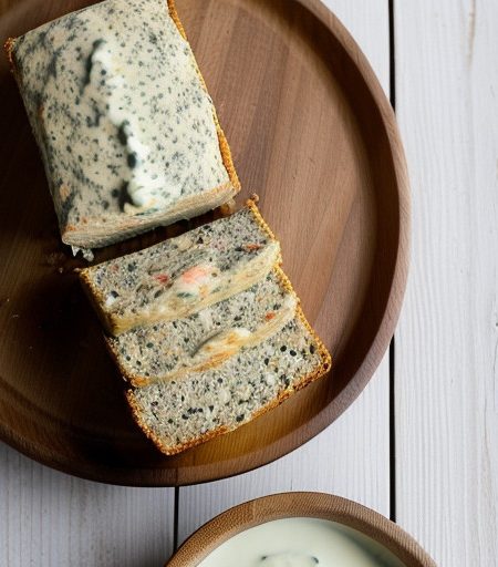 Salmon Loaf With White Sauce recipe image