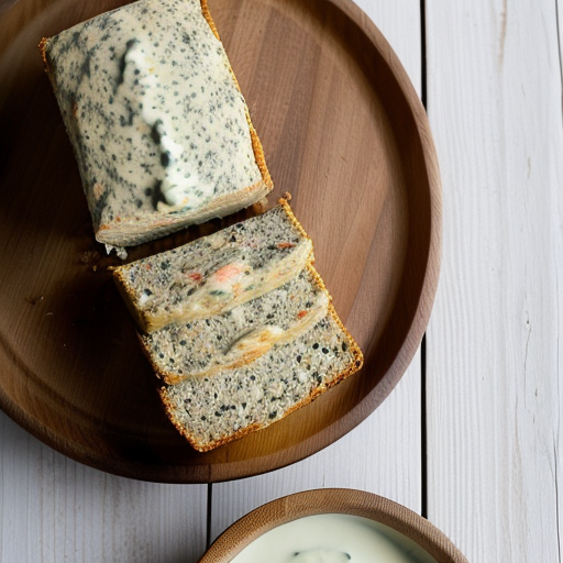 Salmon Loaf With White Sauce recipe image