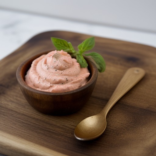 Salmon Mousse and Quick Fresh Tomato Sauce recipe image