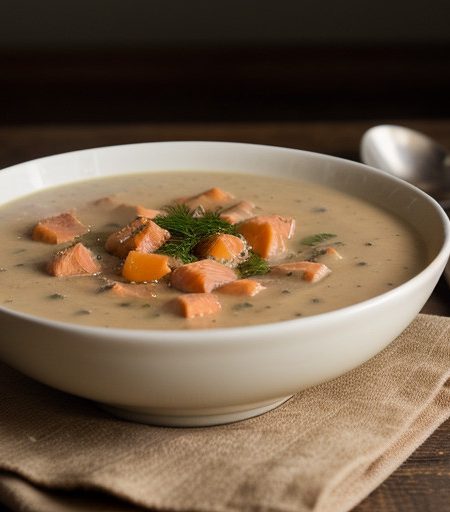 Salmon-Potato Soup recipe image
