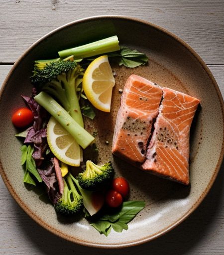 Salmon Salad Platter recipe image