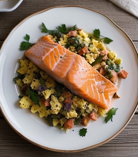 Salmon Scramble recipe image