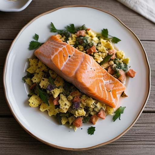Salmon Scramble recipe image