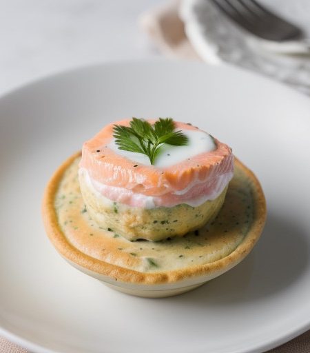 Salmon Souffles recipe image