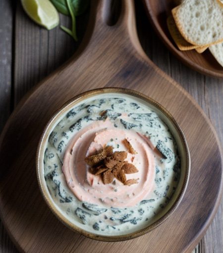 Salmon-Spinach Party Dip recipe image