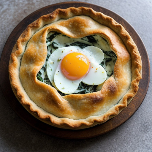 Salmon Spinach Pie recipe image