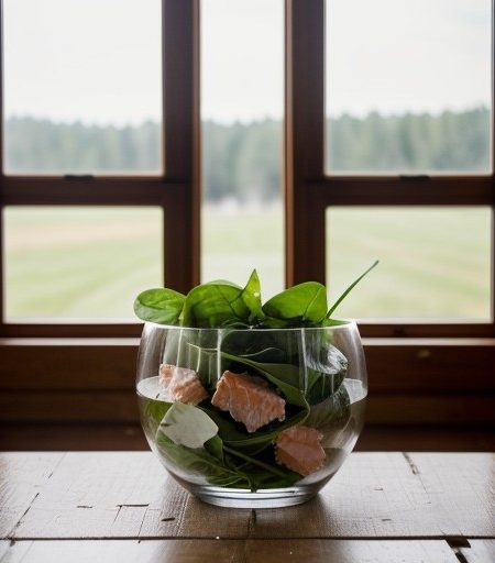 Salmon Spinach Salad recipe image