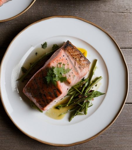 Salmon Steak en Papillote recipe image