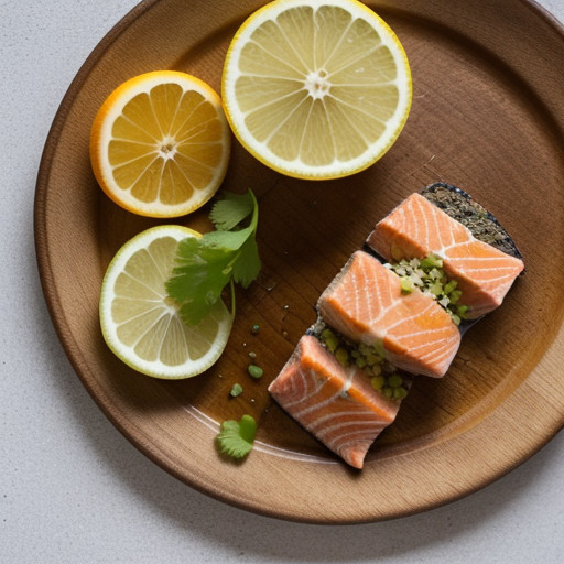 Salmon Steaks Vinaigrette recipe image