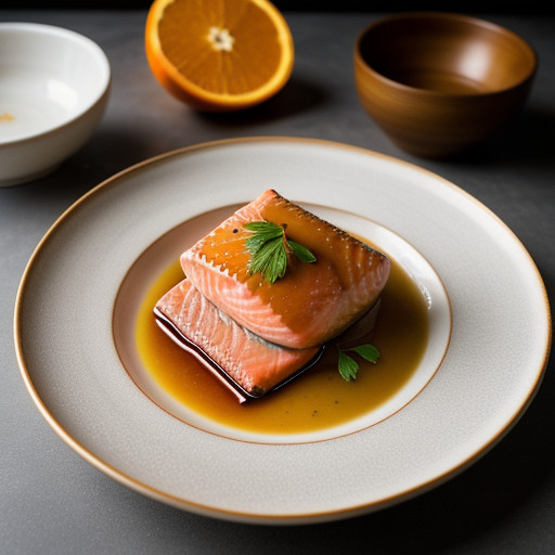 Salmon Steamed in Parchment recipe image