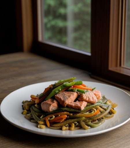 Salmon Stir Fry recipe image