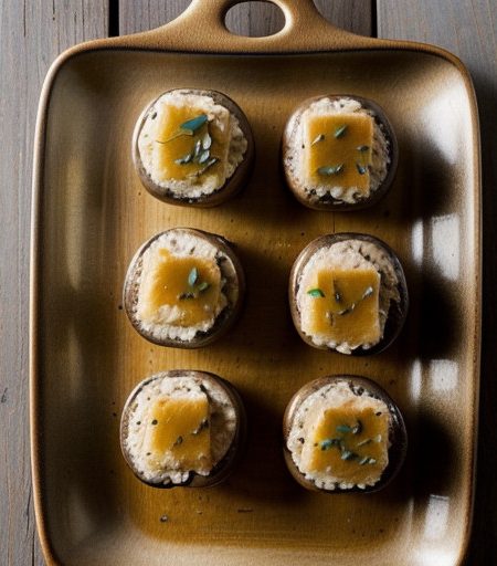 Salmon Stuffed Mushrooms recipe image