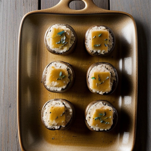 Salmon Stuffed Mushrooms recipe image