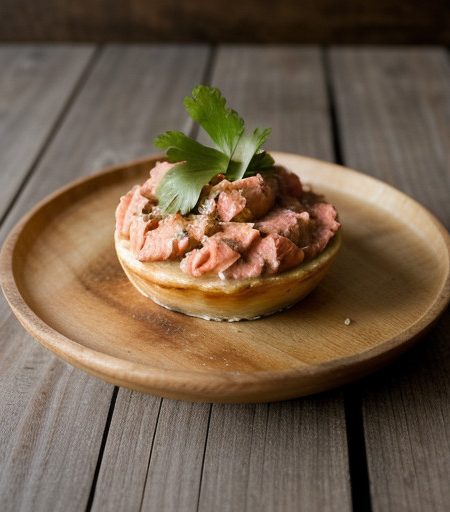 Salmon Tartare in a Martini Glass recipe image