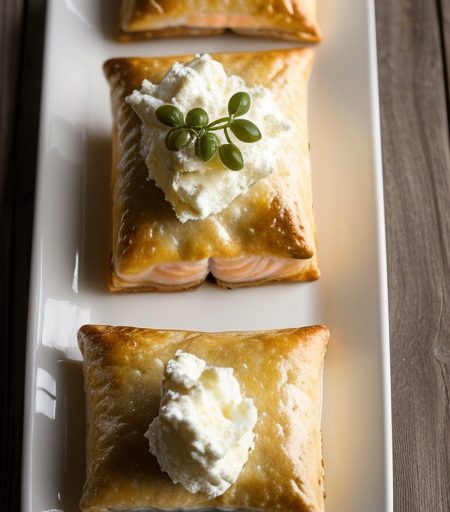 Salmon Turnovers/Puffs recipe image