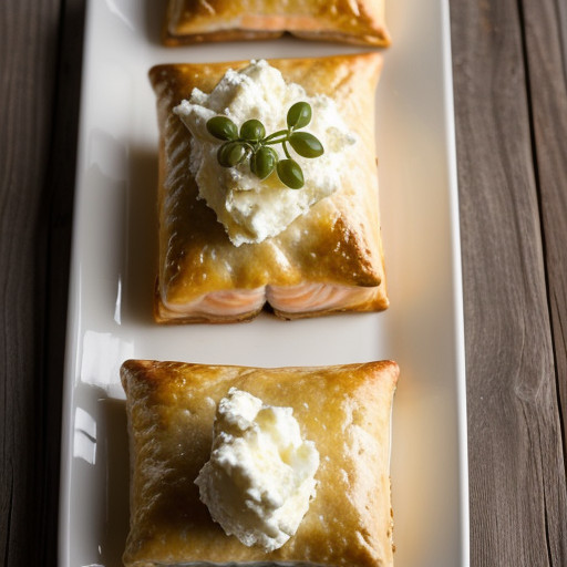 Salmon Turnovers/Puffs recipe image