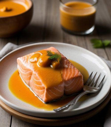 Salmon With Orange Sauce recipe image