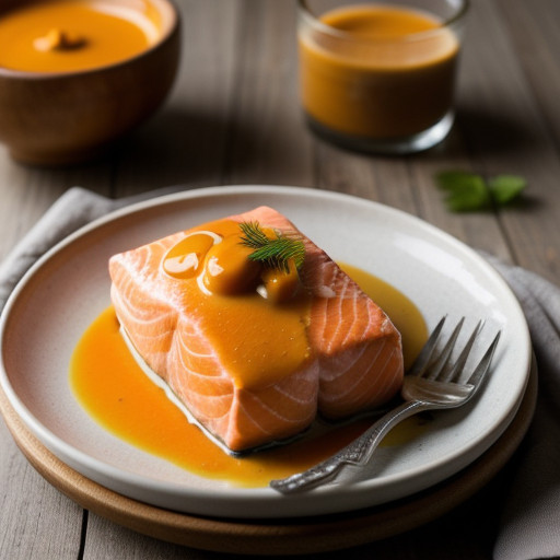 Salmon With Orange Sauce recipe image