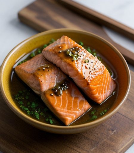 Salmon With Tamarind Sauce recipe image