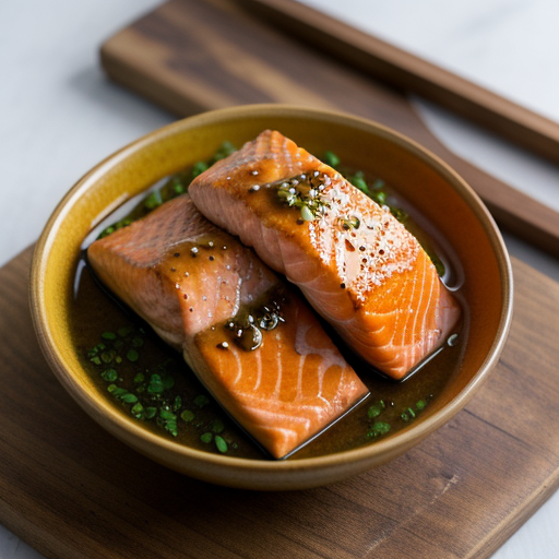 Salmon With Tamarind Sauce recipe image