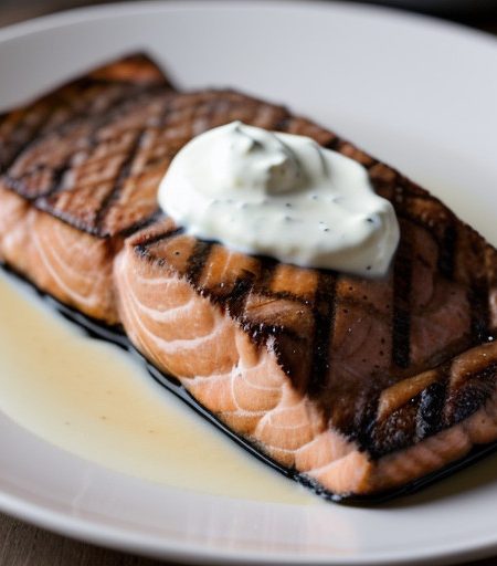 Salmon With Yogurt recipe image