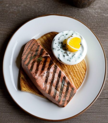 Salmon With Yogurt recipe image