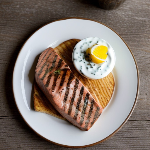 Salmon With Yogurt recipe image